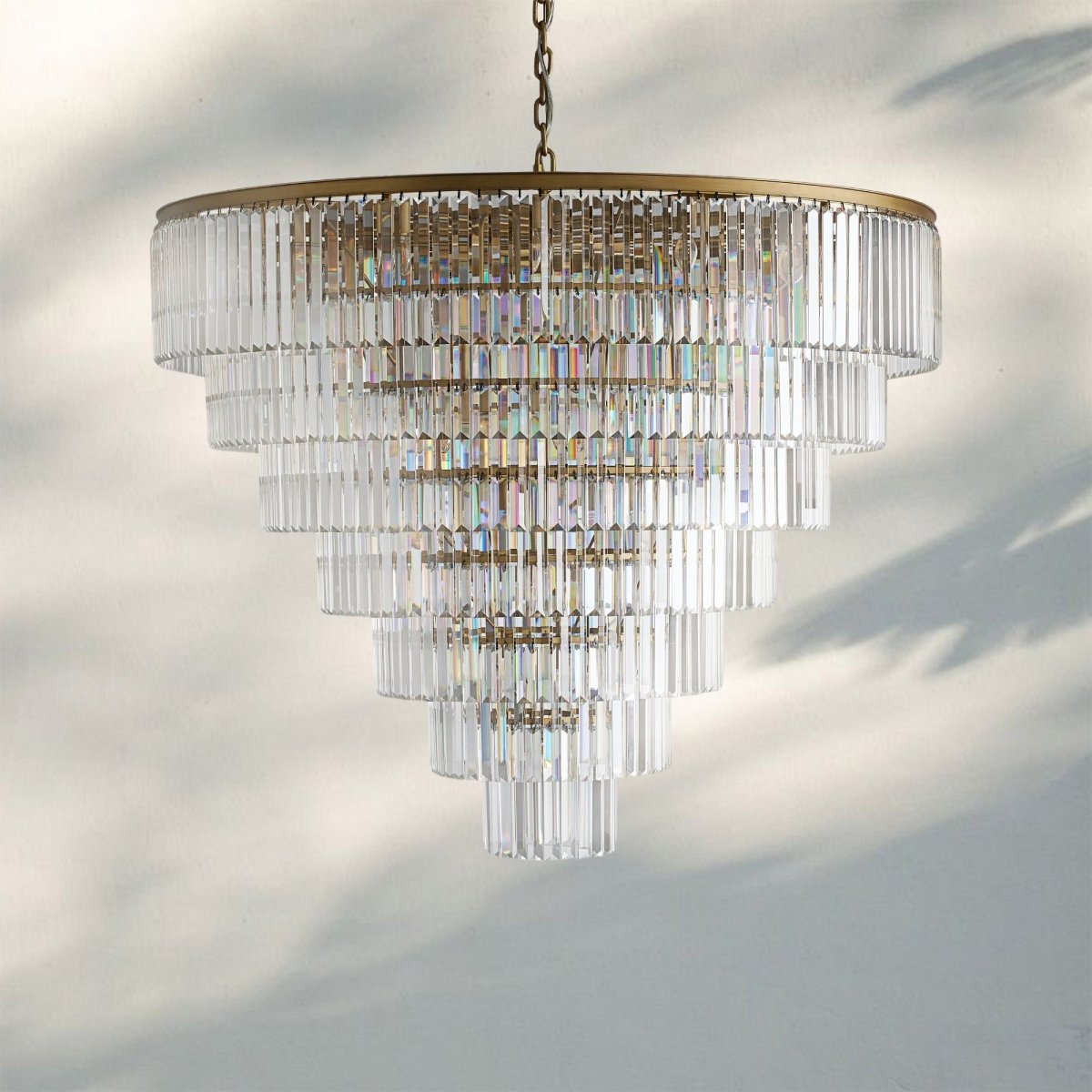 Layland Tiered Round Chandelier - Auralume